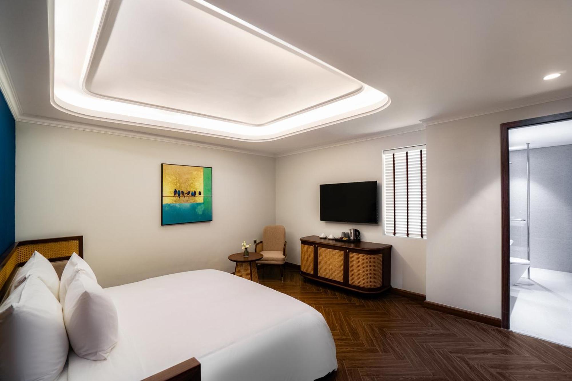 La Siesta Classic Hang Thung ハノイ市 エクステリア 写真 A bedroom at the hotel