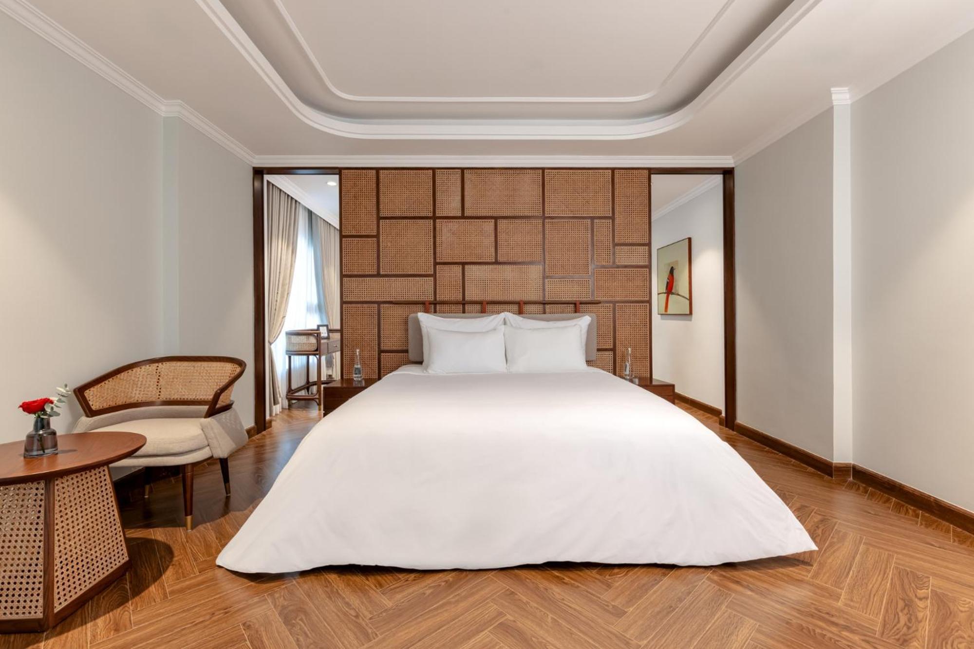 La Siesta Classic Hang Thung ハノイ市 エクステリア 写真 A bedroom at the hotel
