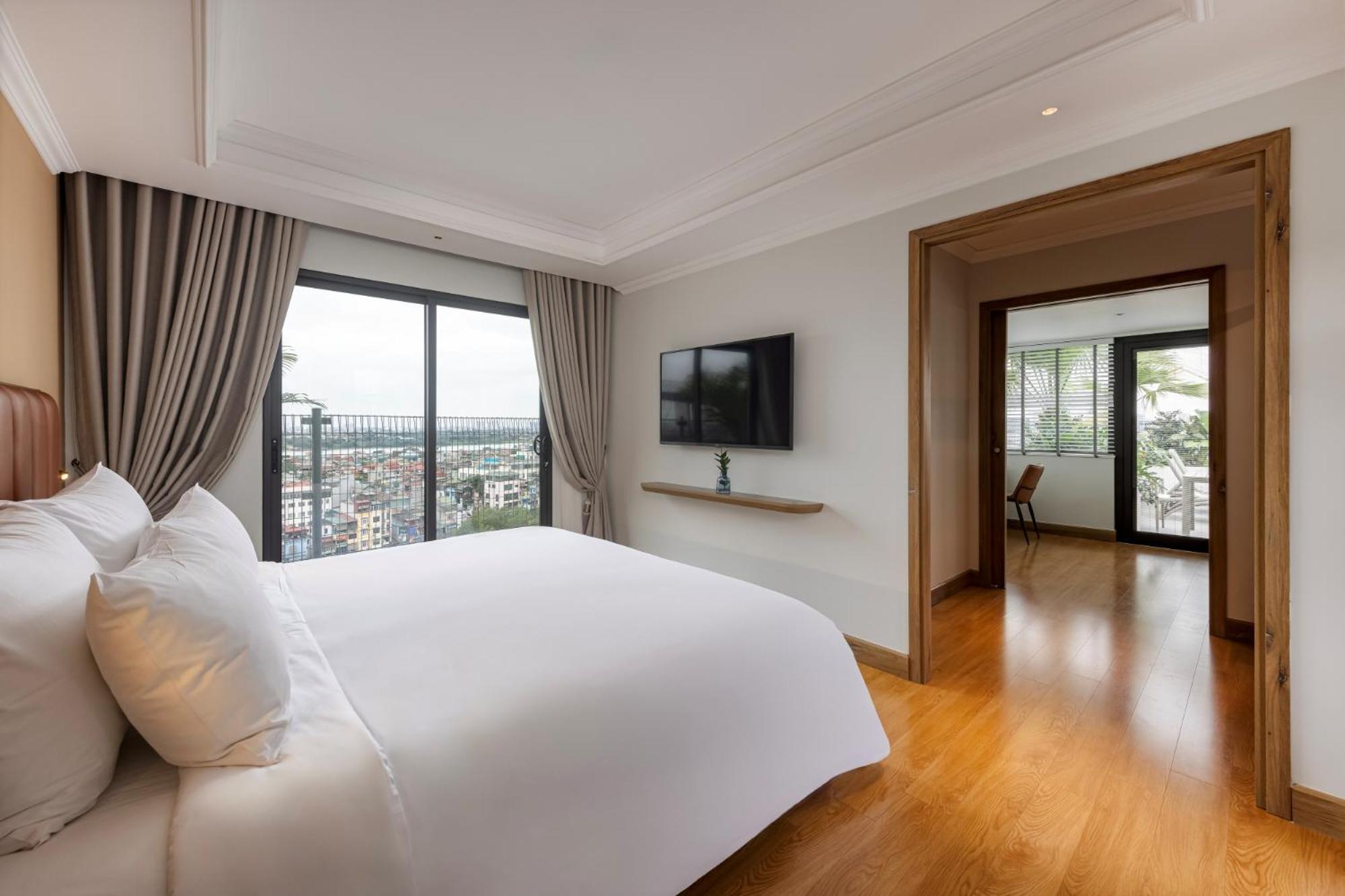 La Siesta Classic Hang Thung ハノイ市 エクステリア 写真 A bedroom at the hotel