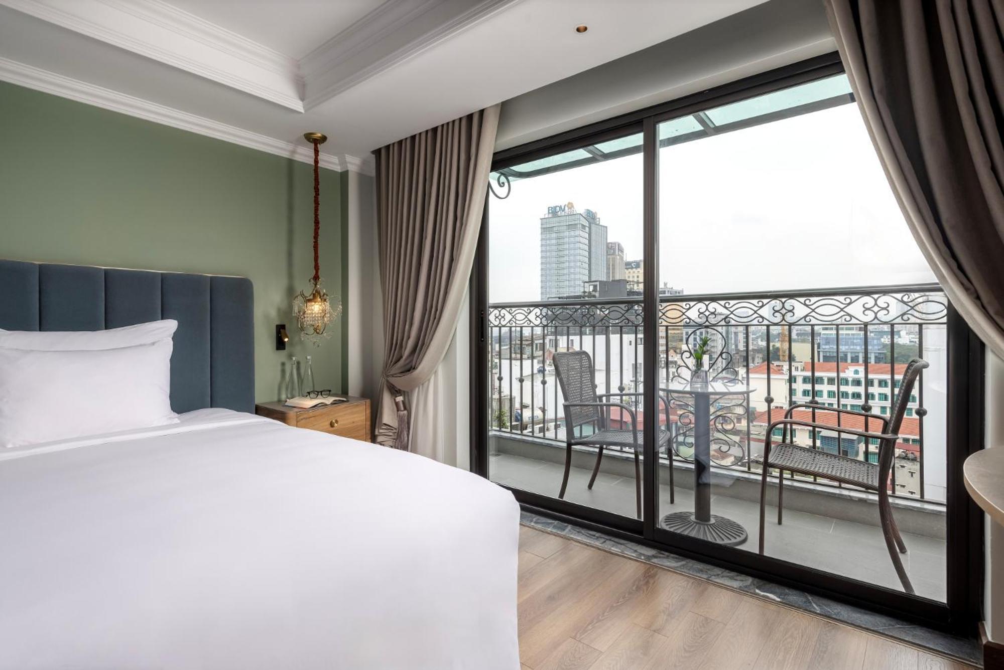 La Siesta Classic Hang Thung ハノイ市 エクステリア 写真 Deluxe Room with Balcony
